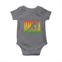 Jamaica Track And Field Baby Onesie Retro Vintage Sport Jamaican Flag - Wonder Print Shop