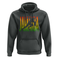 Jamaica Track And Field Hoodie Retro Vintage Sport Jamaican Flag - Wonder Print Shop