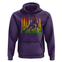 Jamaica Track And Field Hoodie Retro Vintage Sport Jamaican Flag - Wonder Print Shop