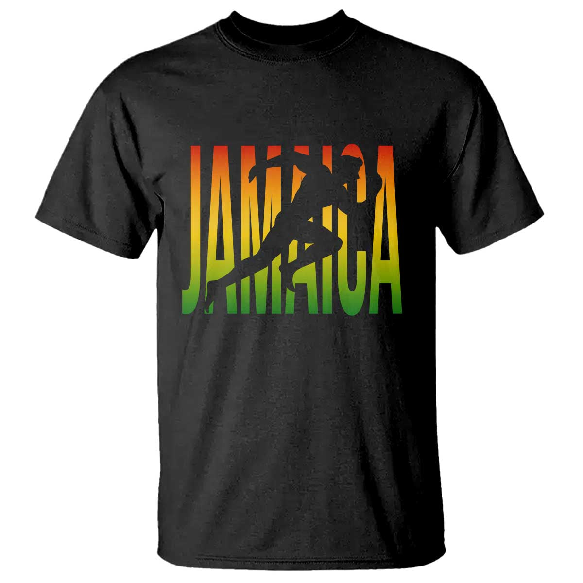 Jamaica Track And Field T Shirt Retro Vintage Sport Jamaican Flag - Wonder Print Shop