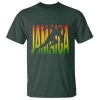 Jamaica Track And Field T Shirt Retro Vintage Sport Jamaican Flag - Wonder Print Shop