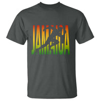 Jamaica Track And Field T Shirt Retro Vintage Sport Jamaican Flag - Wonder Print Shop