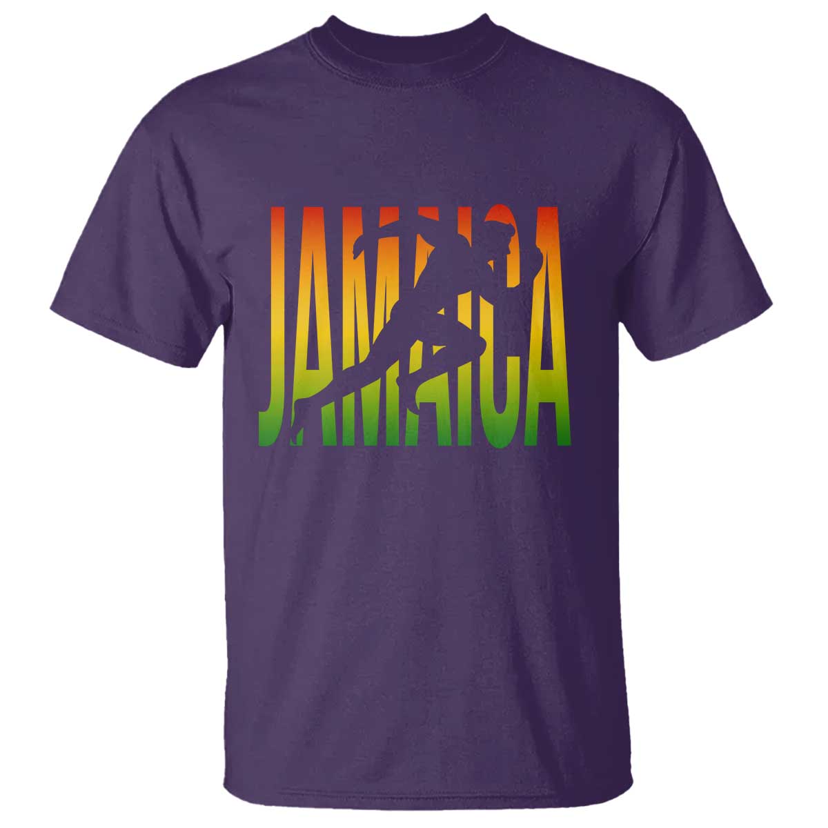 Jamaica Track And Field T Shirt Retro Vintage Sport Jamaican Flag - Wonder Print Shop