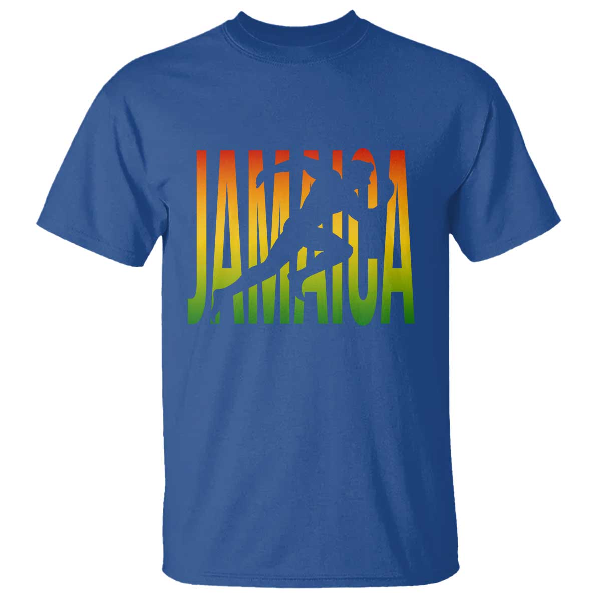 Jamaica Track And Field T Shirt Retro Vintage Sport Jamaican Flag - Wonder Print Shop