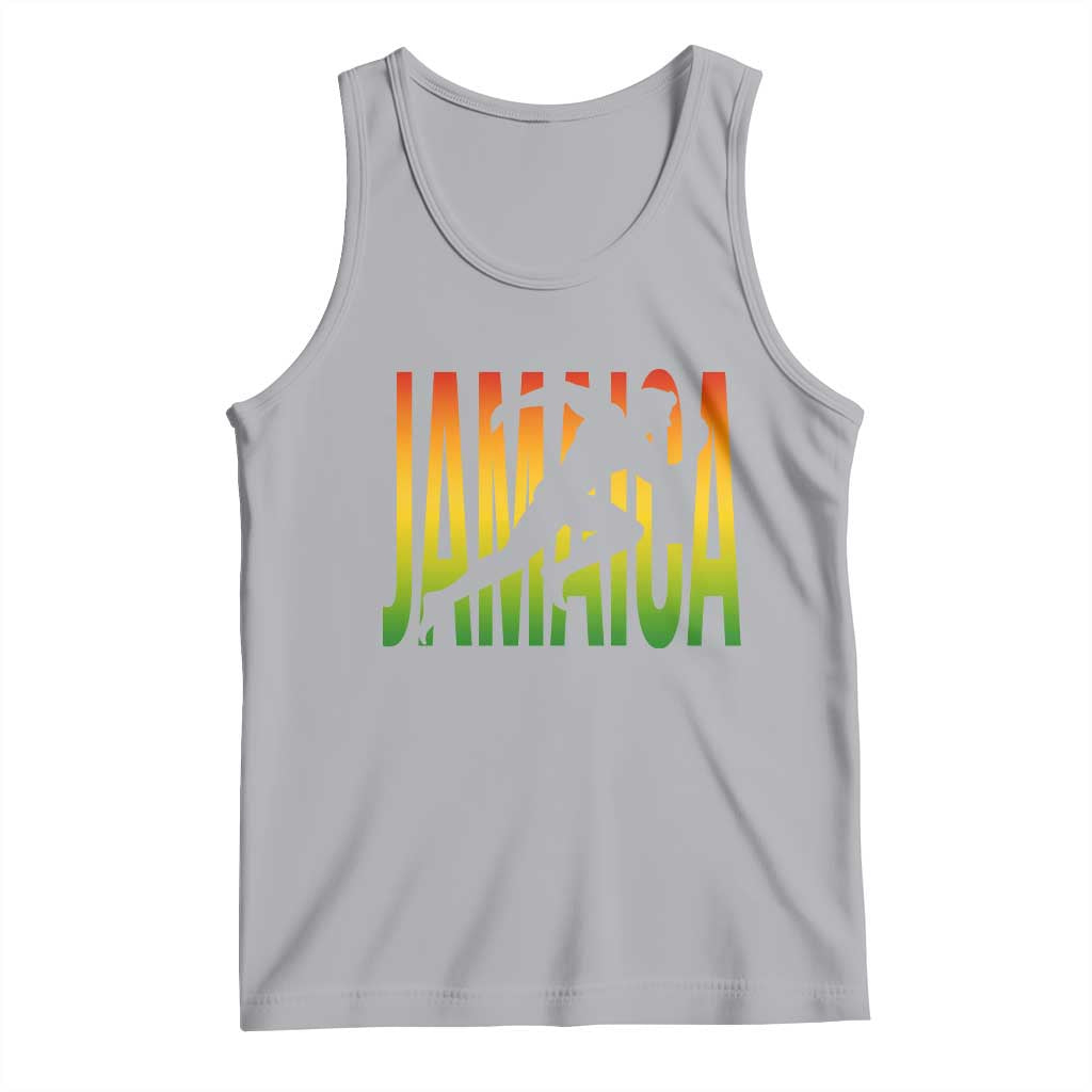 Jamaica Track And Field Tank Top Retro Vintage Sport Jamaican Flag - Wonder Print Shop