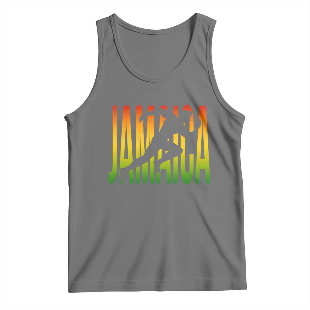 Jamaica Track And Field Tank Top Retro Vintage Sport Jamaican Flag - Wonder Print Shop