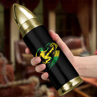Jamaica Soccer Bullet Tumbler Jamaican Flag Reggae Football Caribbean Pride - Wonder Print Shop