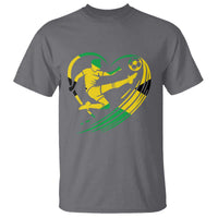 Jamaica Soccer T Shirt Jamaican Flag Reggae Football Caribbean Pride - Wonder Print Shop