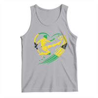 Jamaica Soccer Tank Top Jamaican Flag Reggae Football Caribbean Pride - Wonder Print Shop