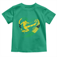 Jamaica Soccer Toddler T Shirt Jamaican Flag Reggae Football Caribbean Pride - Wonder Print Shop