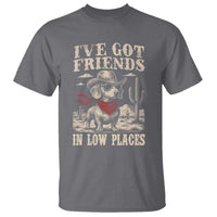 Funny Dachshund Cowboy T Shirt Ive Got Friends In Low Places - Wonder Print Shop