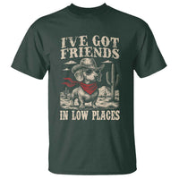 Funny Dachshund Cowboy T Shirt Ive Got Friends In Low Places - Wonder Print Shop