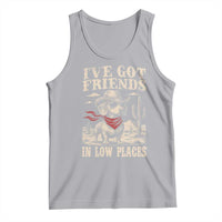 Funny Dachshund Cowboy Tank Top Ive Got Friends In Low Places - Wonder Print Shop
