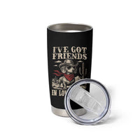 Funny Dachshund Cowboy Tumbler Cup Ive Got Friends In Low Places - Wonder Print Shop