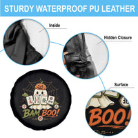 Halloween Ghost Playing Mahjong Spooky Boo Funny Costume Spare Tire Cover Mahjong Lover Gift