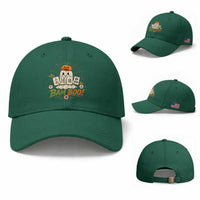Halloween Ghost Playing Mahjong Spooky Boo Funny Costume Baseball Cap Mahjong Lover Gift