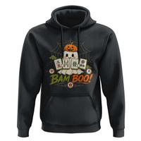 Halloween Ghost Playing Mahjong Spooky Boo Funny Costume Hoodie Mahjong Lover Gift