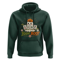 Halloween Ghost Playing Mahjong Spooky Boo Funny Costume Hoodie Mahjong Lover Gift