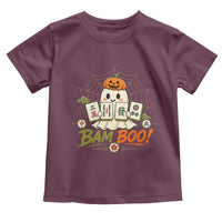 Halloween Ghost Playing Mahjong Spooky Boo Funny Costume Toddler T Shirt Mahjong Lover Gift