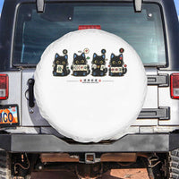 Black Cat Mahjong Lover Cute Graphic Spare Tire Cover