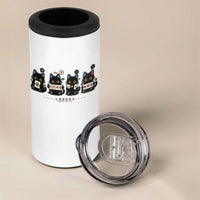 Black Cat Mahjong Lover Cute Graphic 4 in 1 Can Cooler Tumbler