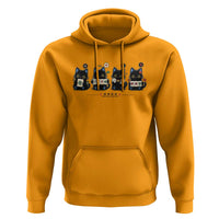 Black Cat Mahjong Lover Cute Graphic Hoodie