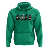 Black Cat Mahjong Lover Cute Graphic Hoodie