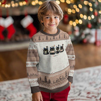 Black Cat Mahjong Lover Cute Graphic Ugly Christmas Sweater