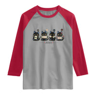 Black Cat Mahjong Lover Cute Graphic Raglan Shirt