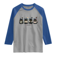 Black Cat Mahjong Lover Cute Graphic Raglan Shirt