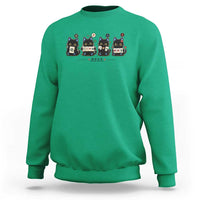 Black Cat Mahjong Lover Cute Graphic Sweatshirt