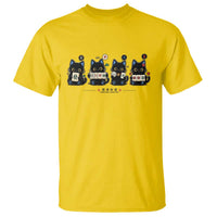 Black Cat Mahjong Lover Cute Graphic T Shirt