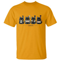 Black Cat Mahjong Lover Cute Graphic T Shirt