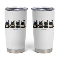 Black Cat Mahjong Lover Cute Graphic Tumbler Cup