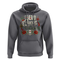 Mahjong Lovers Hoodie Queen Of Tiles Game Night Graphic