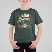 Mahjong Lovers T Shirt For Kid Queen Of Tiles Game Night Graphic