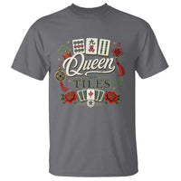 Mahjong Lovers T Shirt Queen Of Tiles Game Night Graphic