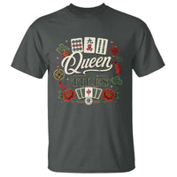 Mahjong Lovers T Shirt Queen Of Tiles Game Night Graphic