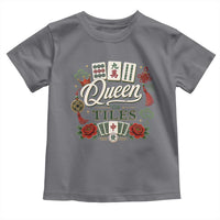 Mahjong Lovers Toddler T Shirt Queen Of Tiles Game Night Graphic