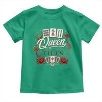 Mahjong Lovers Toddler T Shirt Queen Of Tiles Game Night Graphic