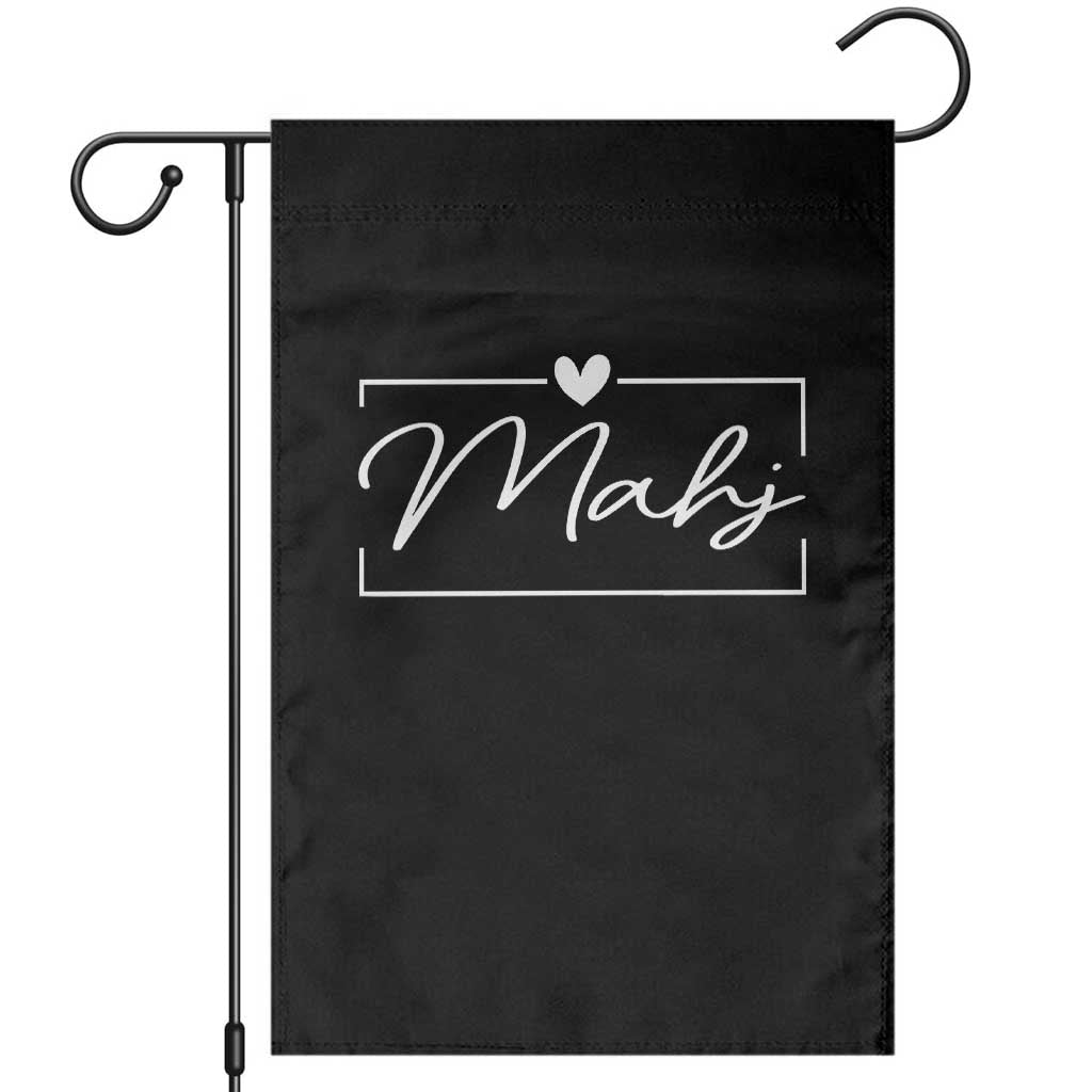 Mahjong Lovers Garden Flag Mah Jongg Game Night Graphic