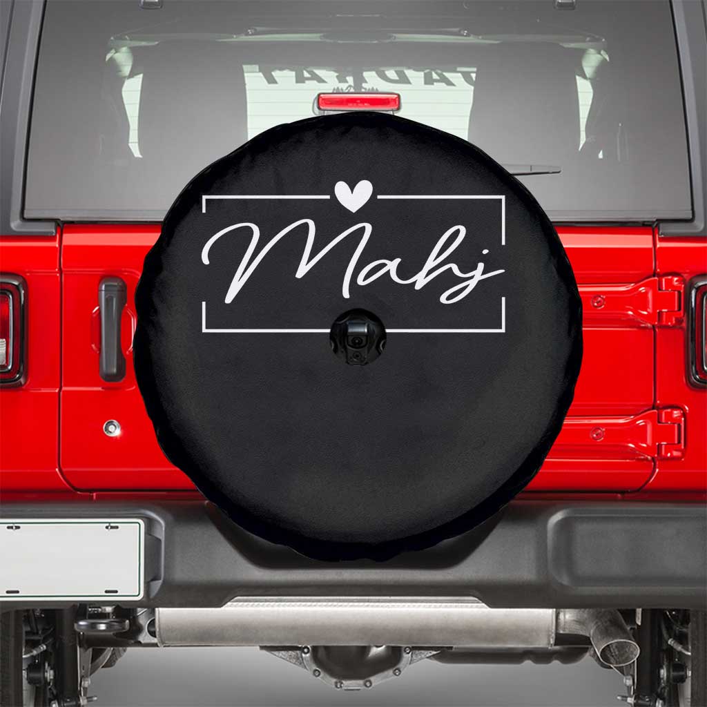 Mahjong Lovers Spare Tire Cover Mah Jongg Game Night Graphic