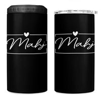 Mahjong Lovers 4 in 1 Can Cooler Tumbler Mah Jongg Game Night Graphic