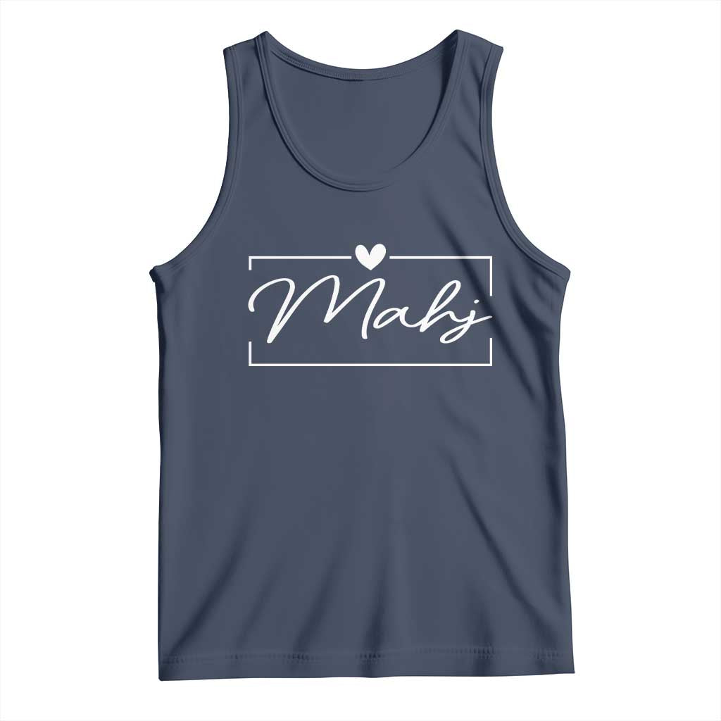 Mahjong Lovers Tank Top Mah Jongg Game Night Graphic