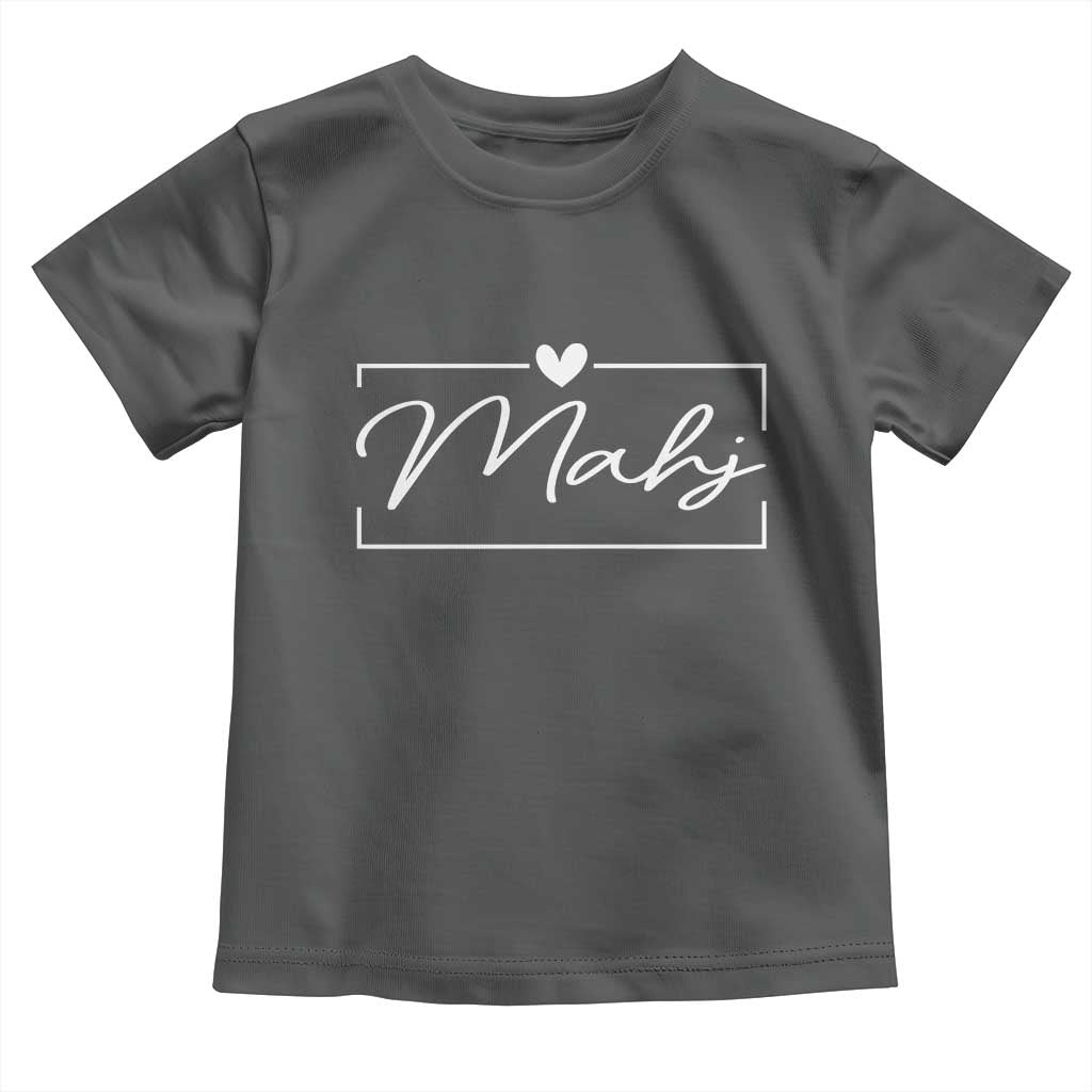 Mahjong Lovers Toddler T Shirt Mah Jongg Game Night Graphic