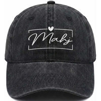Mahjong Lovers Washed Cotton Baseball Cap Mah Jongg Game Night Graphic