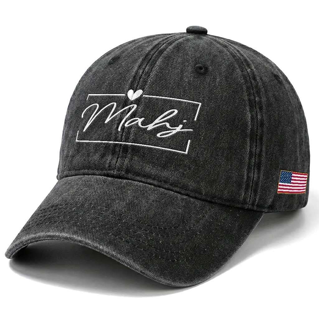 Mahjong Lovers Washed Cotton Baseball Cap Mah Jongg Game Night Graphic
