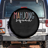 Mahjong Lovers Mahj Squad Spare Tire Cover Boho Pastel Cute Game Night Graphic