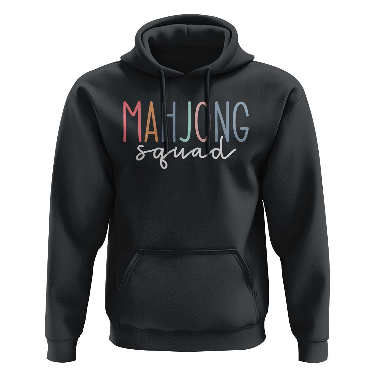 Mahjong Lovers Mahj Squad Hoodie Boho Pastel Cute Game Night Graphic