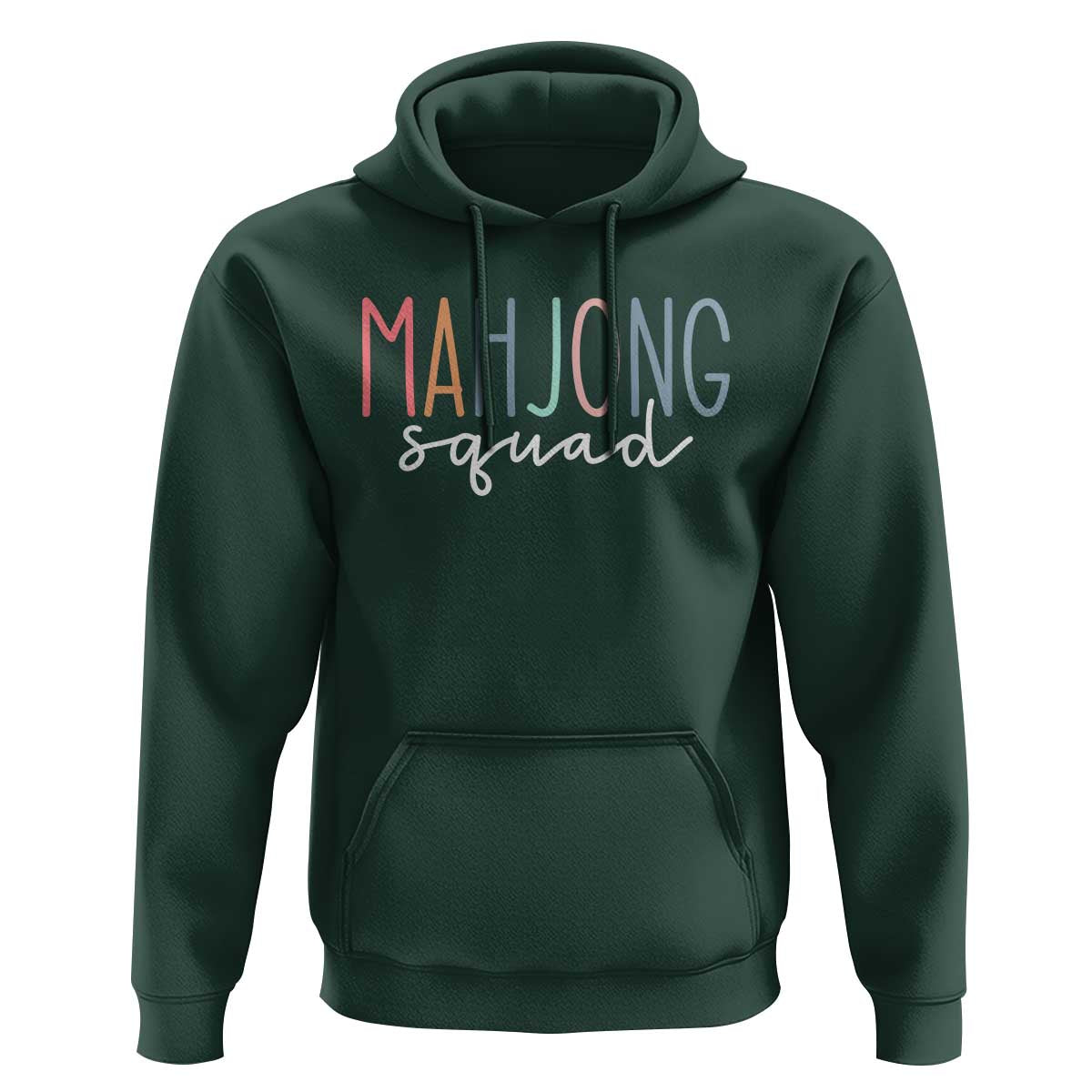 Mahjong Lovers Mahj Squad Hoodie Boho Pastel Cute Game Night Graphic